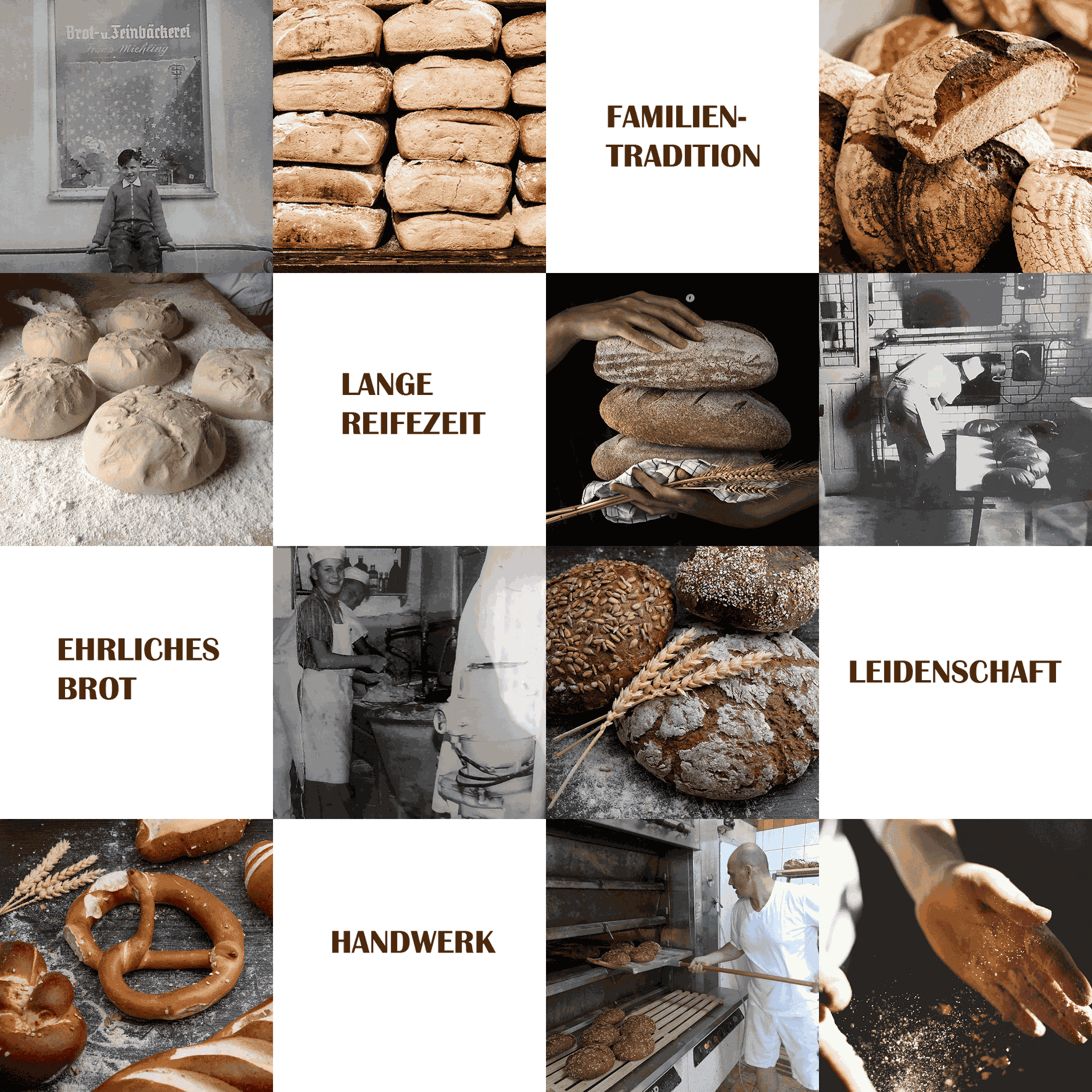 Familientradition, Handwerk und Brote der Bäckerei Miehling